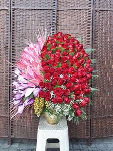 جام گل پایه دار تبریک کد 863