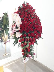 جام گل پایه دار تبریک کد 868