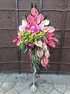 جام گل پایه دار تبریک کد 870